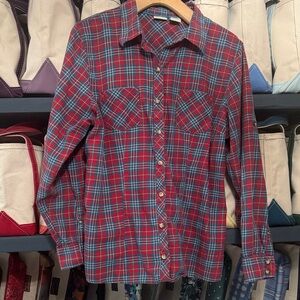 L.L. Bean Women’s Plaid Flannel Shirt